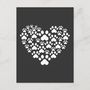 Postal Paw Animal Heart Veterinario Vet Tech