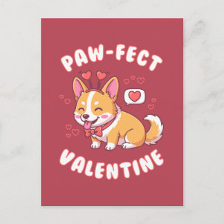 Postal Paw-Fect Valentine - Corgi Dog Valentine Gift