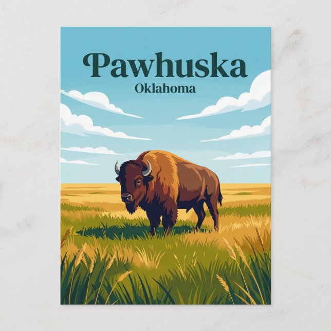 Postal Pawhuska Oklahoma (Anverso)