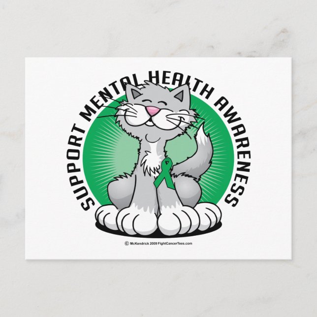 Postal Paws for Mental Health Cat (Anverso)