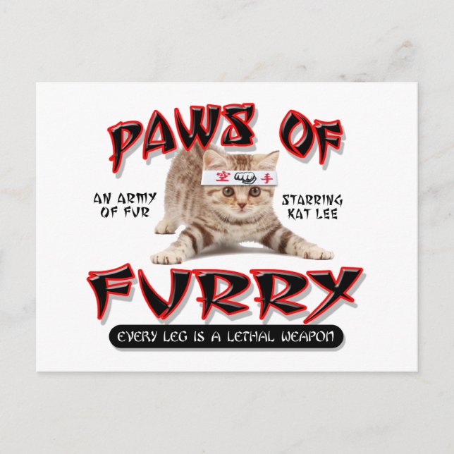 Postal Paws Of Furry (Anverso)