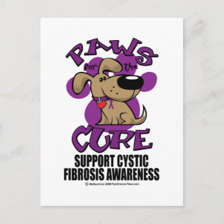 Postal Paws para la Fibrosis Cística Cura