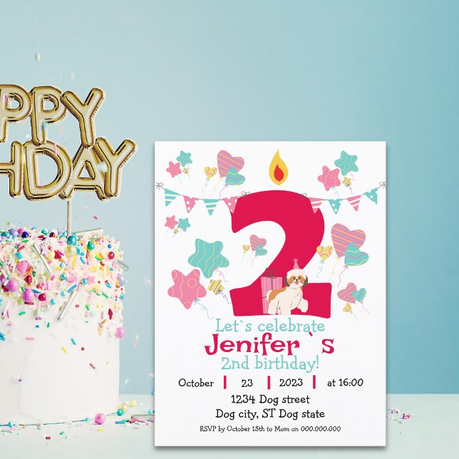 Postal Pawsome Dos: Cumpleaños de Delicia Perrouneo (Subido por el creador)
