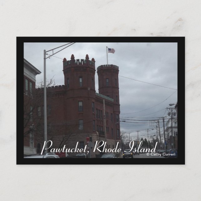 Postal Pawtucket, Isla Rhode (Anverso)