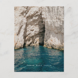 Postal Paxos Blue Caves Greece Coastal