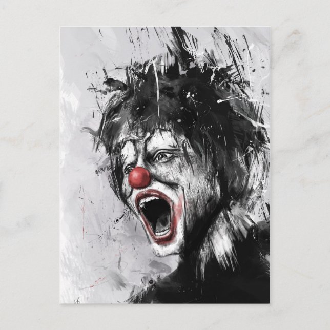 Postal payaso (Anverso)