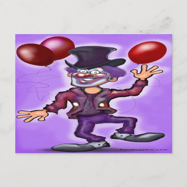 Postal Payaso (Anverso)