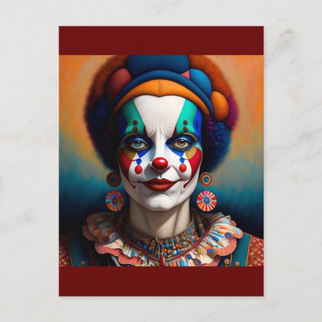 Postal payaso (Anverso)