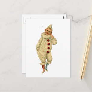Postal Payaso Antiguo