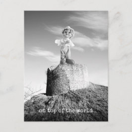 Postal Payaso en la cima del mundo