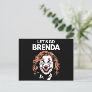 Postal Payaso Kamala Vamos Brenda