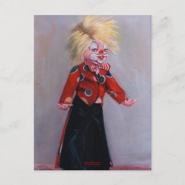 Postal Payaso/Pallaso/Clown (Anverso)