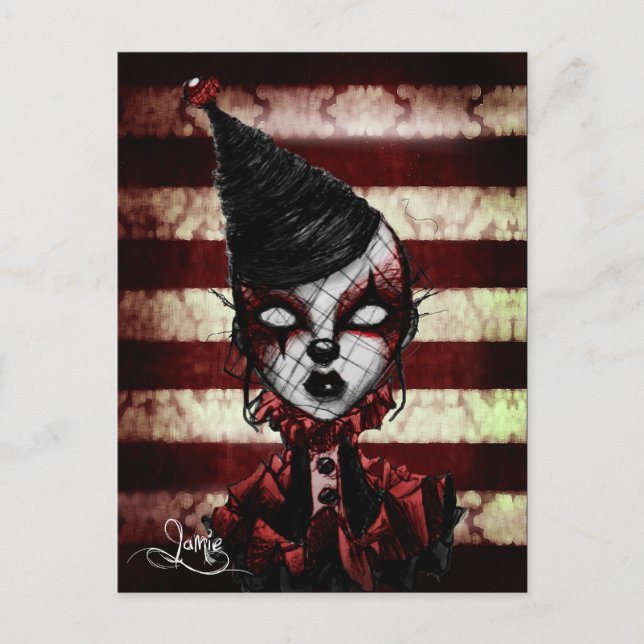 Postal Payaso sanguíneo (Anverso)