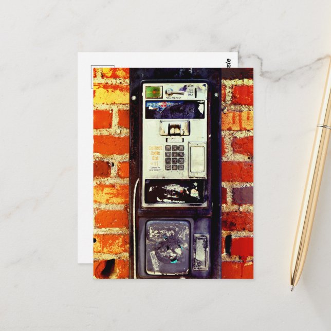 Postal Payphone abandonado (Anverso/Reverso In Situ)