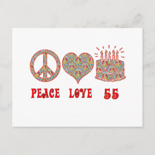 Postal Paz Amor 55