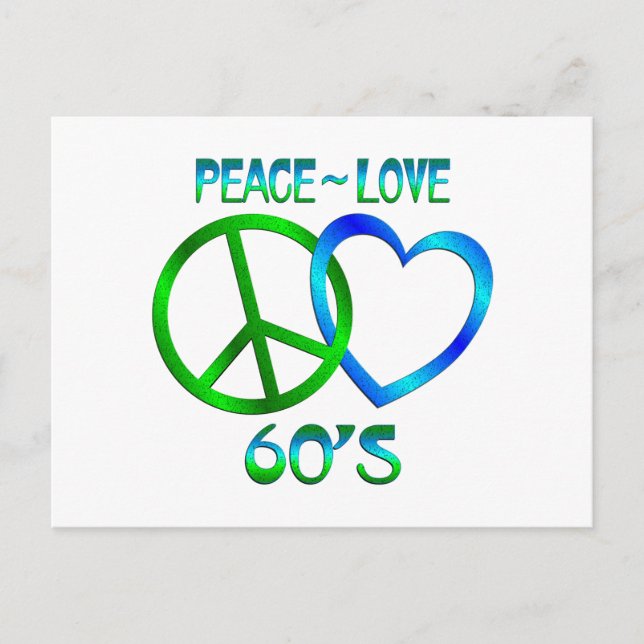 Postal Paz - Amor 60 (Anverso)