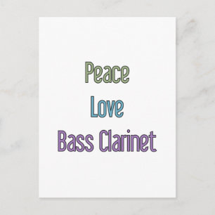 Postal Paz, amor, Bass Clarinet