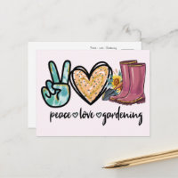 Paz - Amor - Jardinería