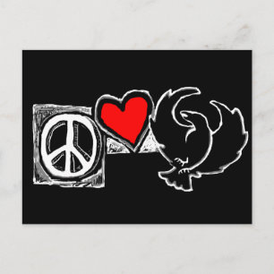 Postal Paz, Amor, Puto