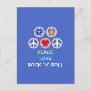 POSTAL PAZ, AMOR, ROCK 'N' ROLL,