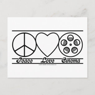 Postal Paz, amor y cine
