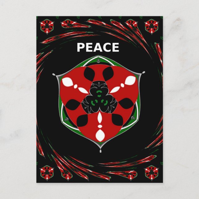 Postal "Paz: con Escudo Emblema" (Anverso)