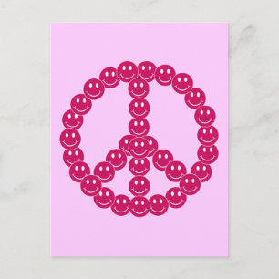 Postal Paz de cara feliz