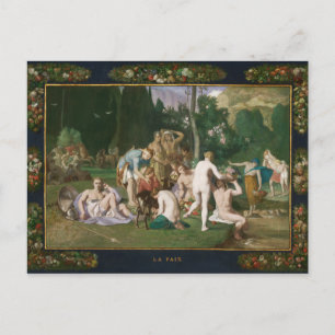 Postal Paz de Pierre Puvis de Chavannes