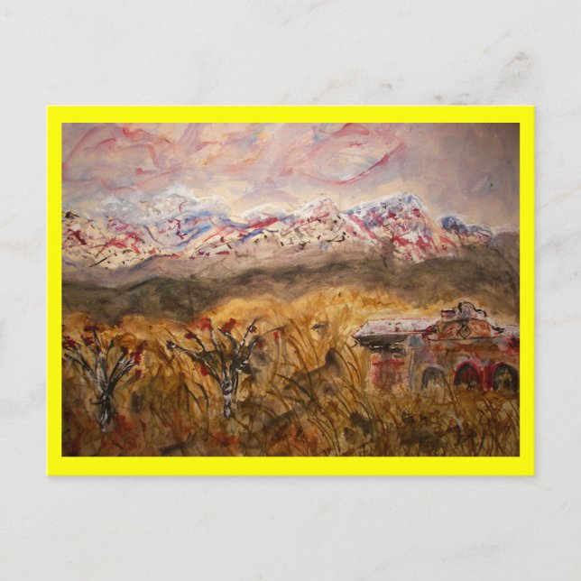 Postal Paz de Santa Fe en la tierra (Anverso)