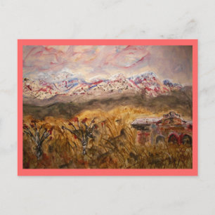 Postal Paz de Santa Fe en la tierra