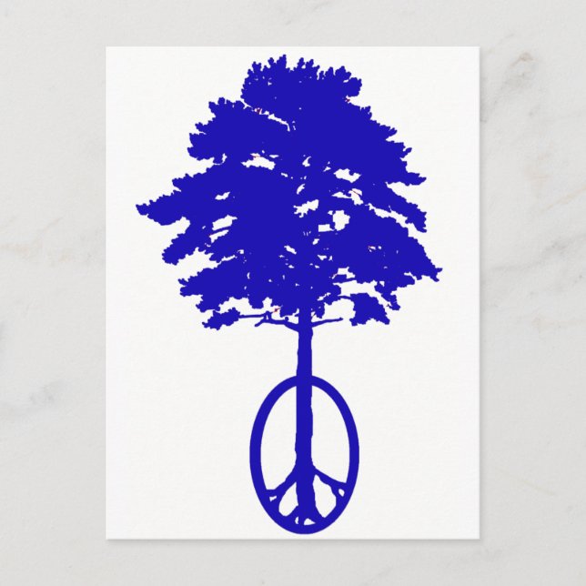 Postal Paz del Azul (Anverso)