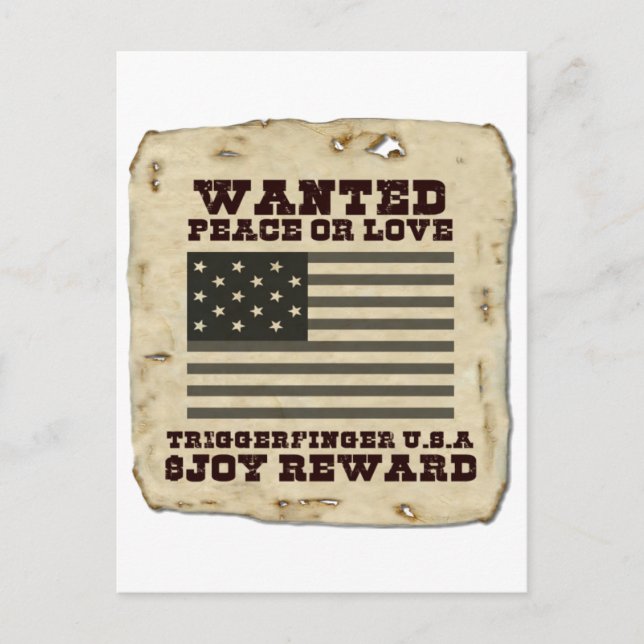 Postal Paz deseada (Anverso)