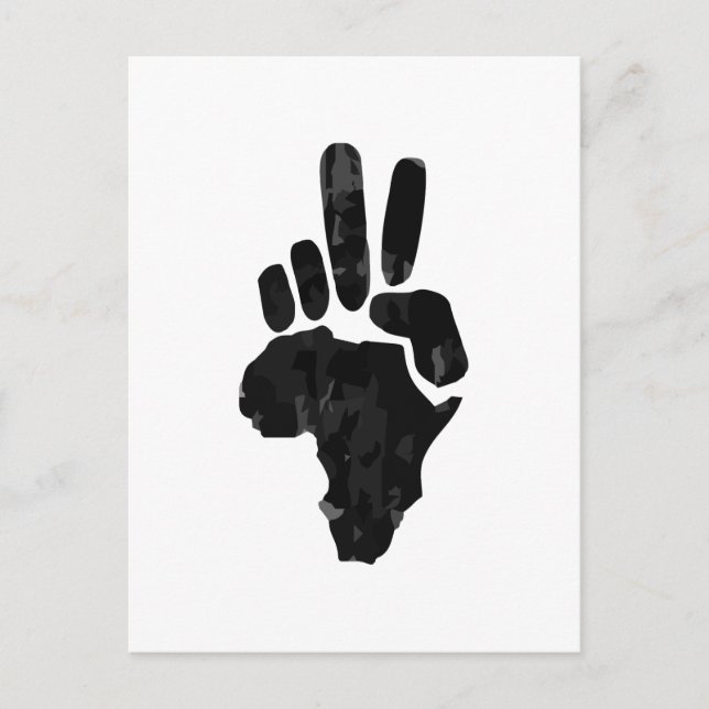 Postal Paz en África (Anverso)