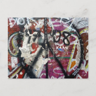 Postal paz en berlín wall graffiti