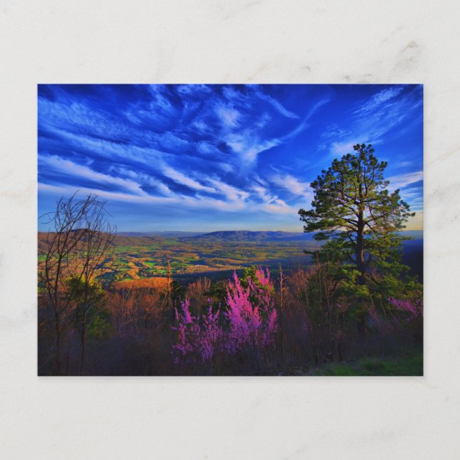 Postal paz en el valle (Anverso)