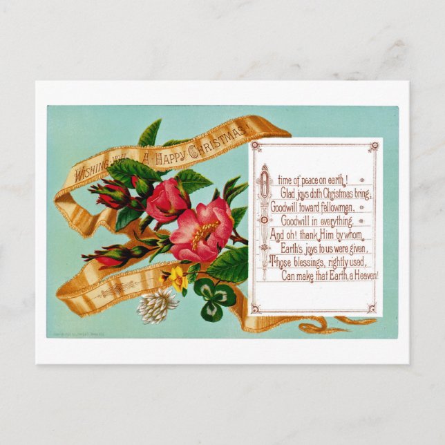 Postal Paz en la Tierra (Anverso)