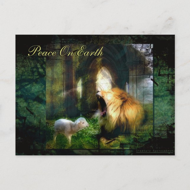 Postal Paz en la tierra (Anverso)