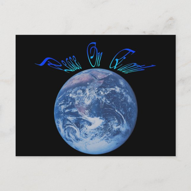 Postal Paz en la Tierra (Anverso)