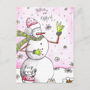 Postal Paz en la Tierra - Postcard por una causa