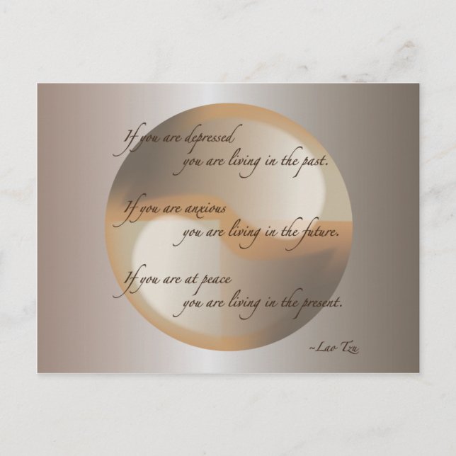 Postal Paz en Lao Tzu (Anverso)