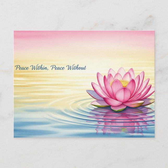 Postal Paz Mundial Internacional (Anverso)