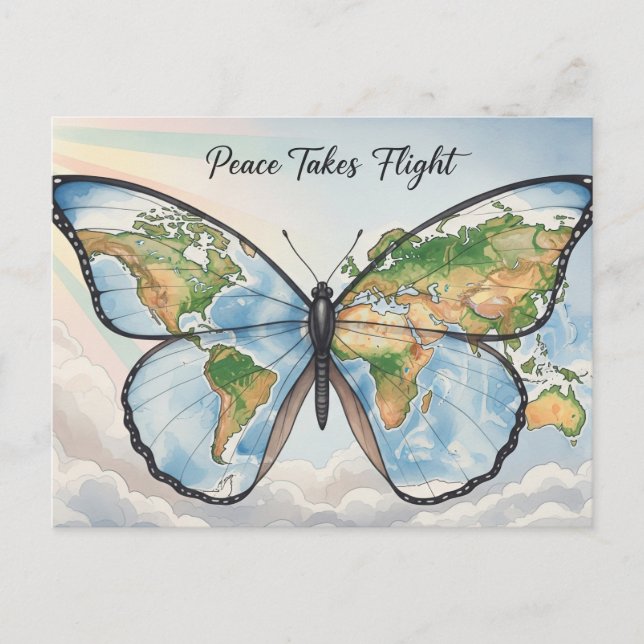 Postal Paz Mundial Internacional (Anverso)