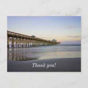 Postal Paz Nocturna En Folly Beach Gracias