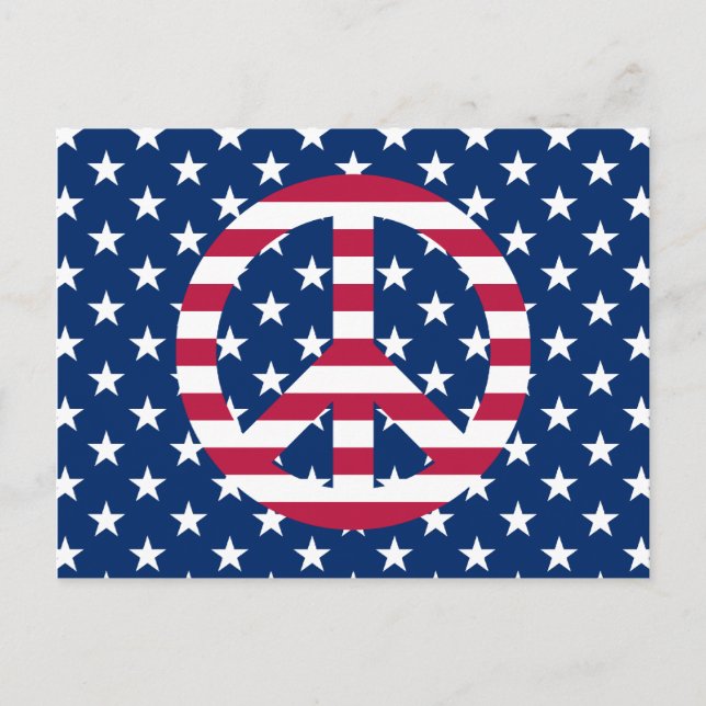 Postal Paz Patriótica (Anverso)