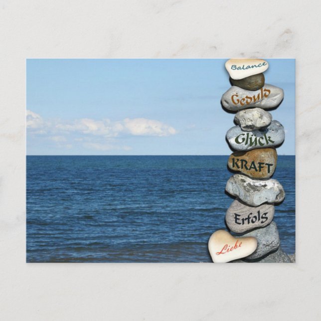 Postal Paz, Suerte Y Armonía (Anverso)