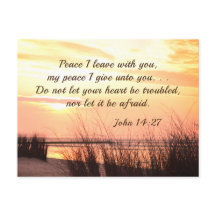 Paz te dejo, John 14:27, Ocean Sunset