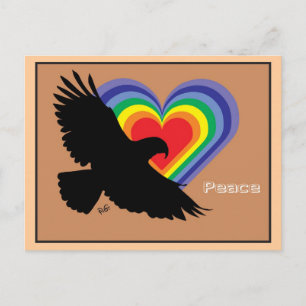 Postal Paz y libertad para todos