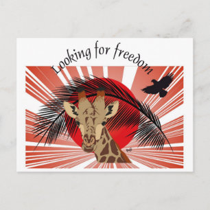 Postal Paz y libertad para todos