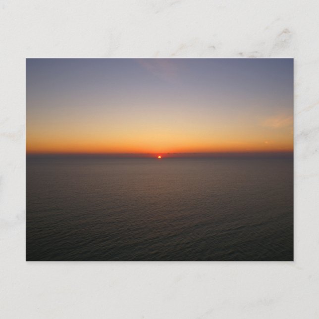 Postal PCB Sunset Wee estuvo aquí (Anverso)