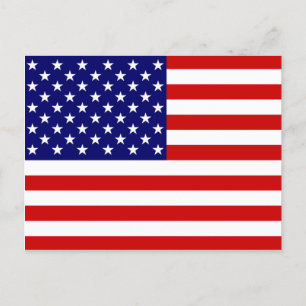 Postal pcnt de la bandera de EE.UU.